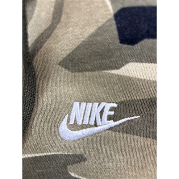 Nike Green Camouflage Full Zip Hoodie Mens Small Black Label Embroidered Coat - Picture 7 of 14